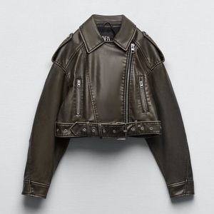 Zara Faux Leather Jacket